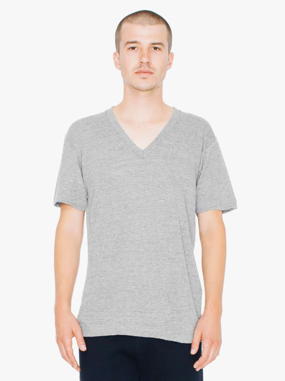 UNISEX TRI-BLEND SHORT SLEEVE V-NECK T-SHIRT