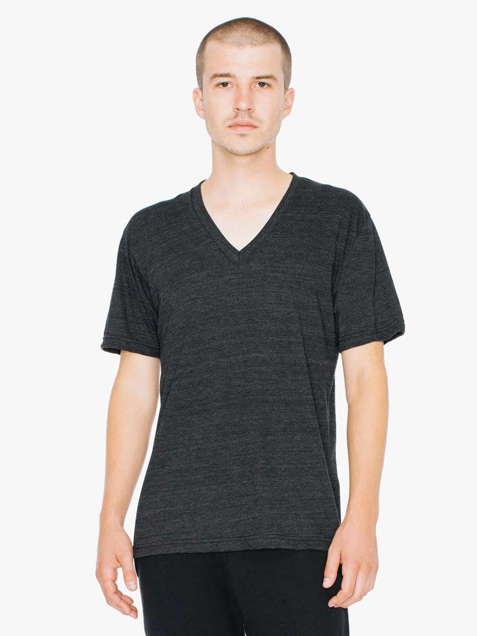 UNISEX TRI-BLEND SHORT SLEEVE V-NECK T-SHIRT