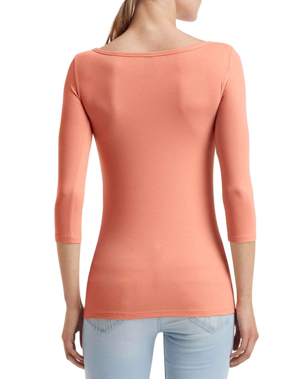 WOMEN'S STRETCH 3/4 SLEEVE TEE