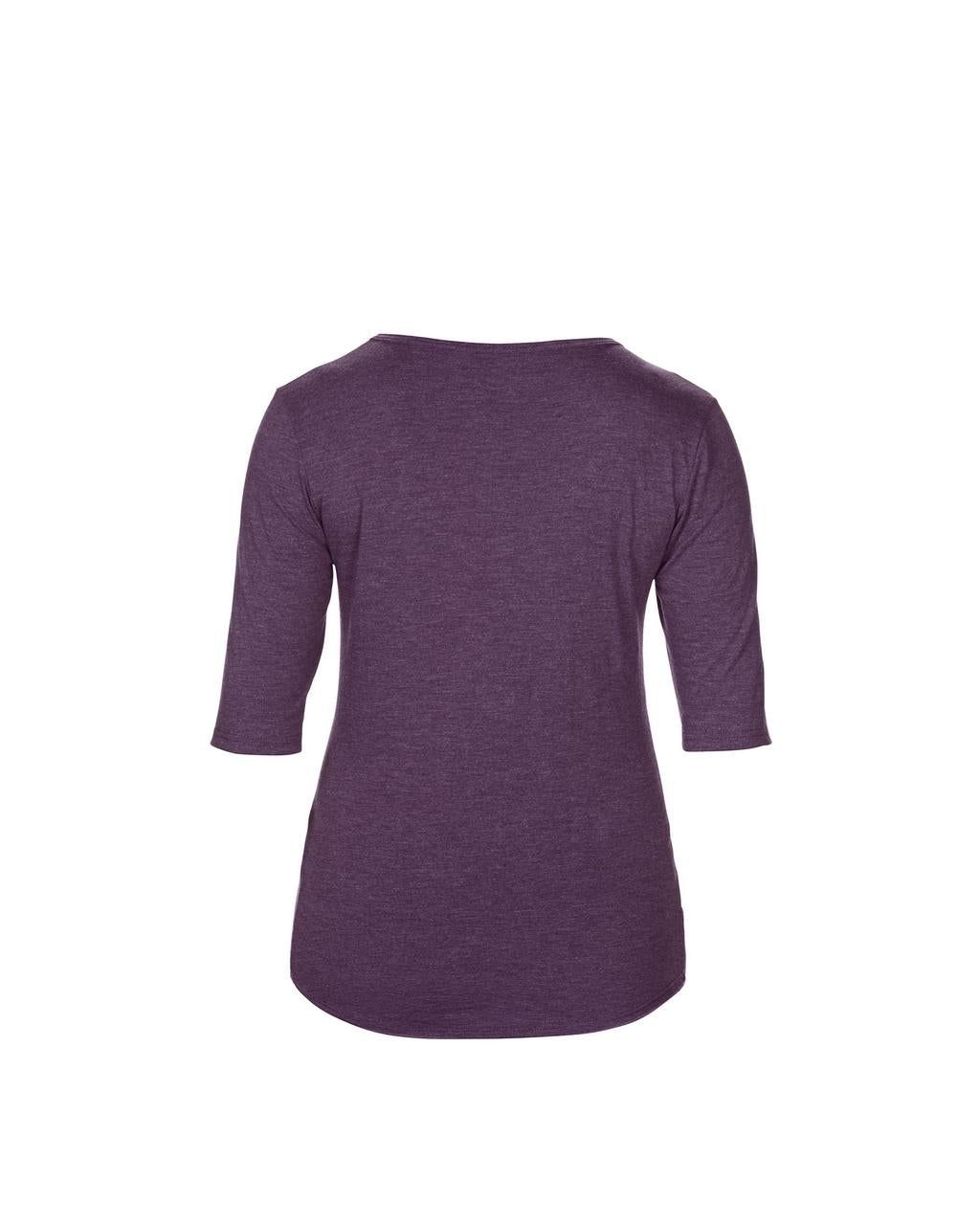 WOMEN’S TRI-BLEND DEEP SCOOP 1/2 SLEEVE TEE