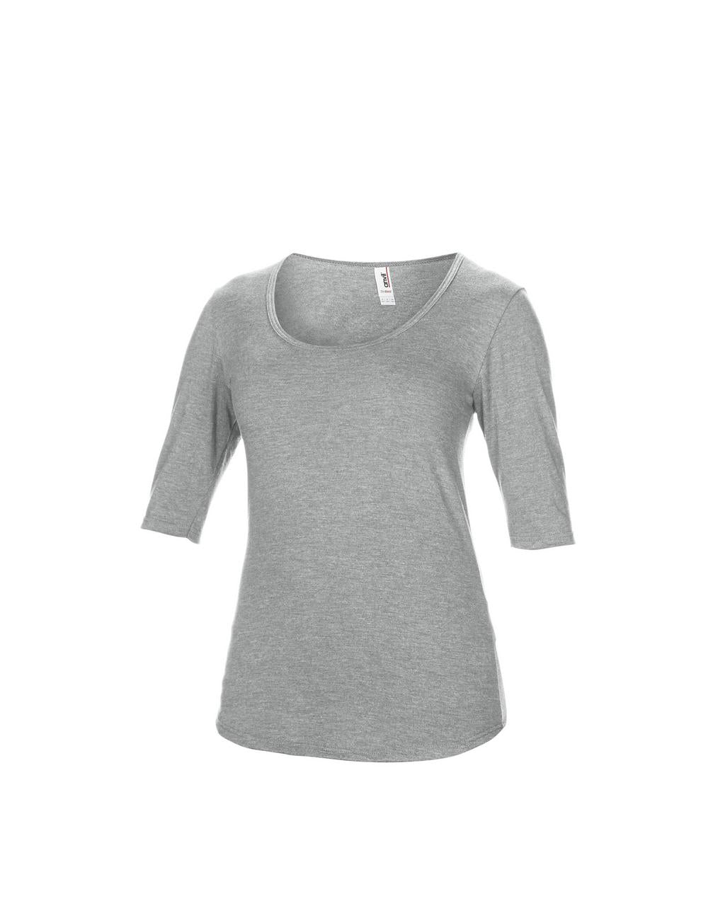 WOMEN’S TRI-BLEND DEEP SCOOP 1/2 SLEEVE TEE
