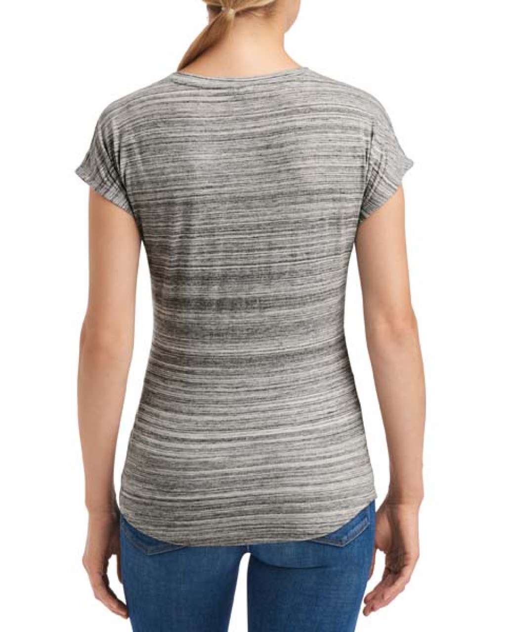 WOMEN'S TRI-BLEND V-NECK ID TEE