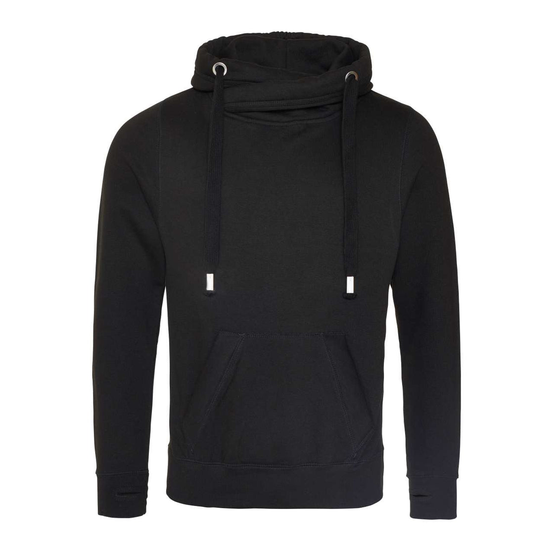 CROSS NECK HOODIE