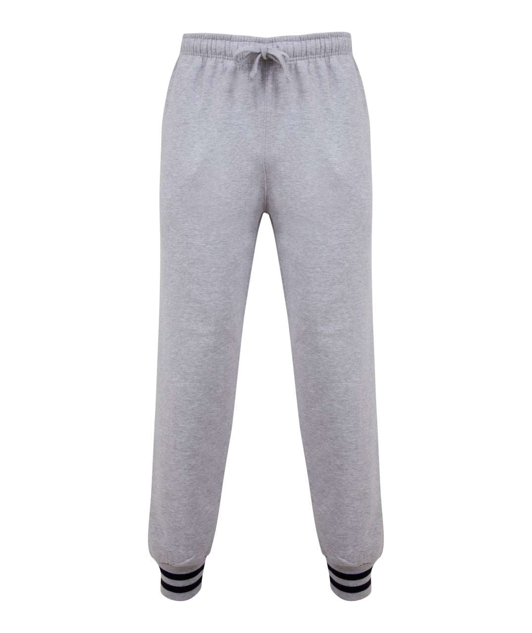 JOGGERS WITH STRIPED CUFFS