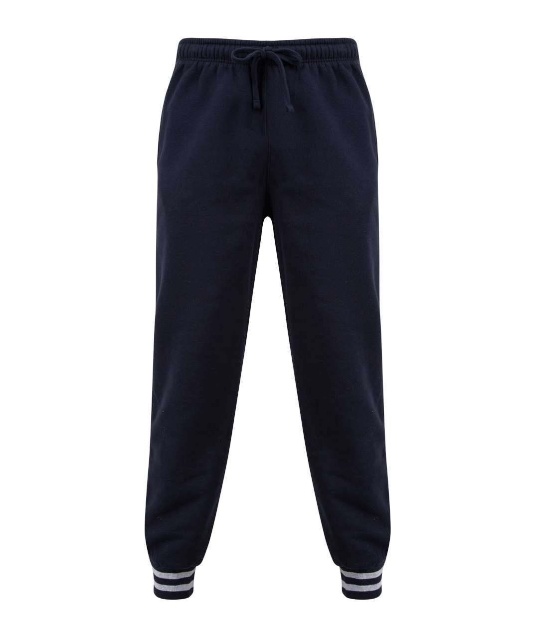 JOGGERS WITH STRIPED CUFFS