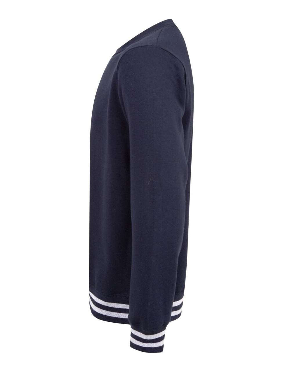 SWEAT WITH STRIPE CUFFS
