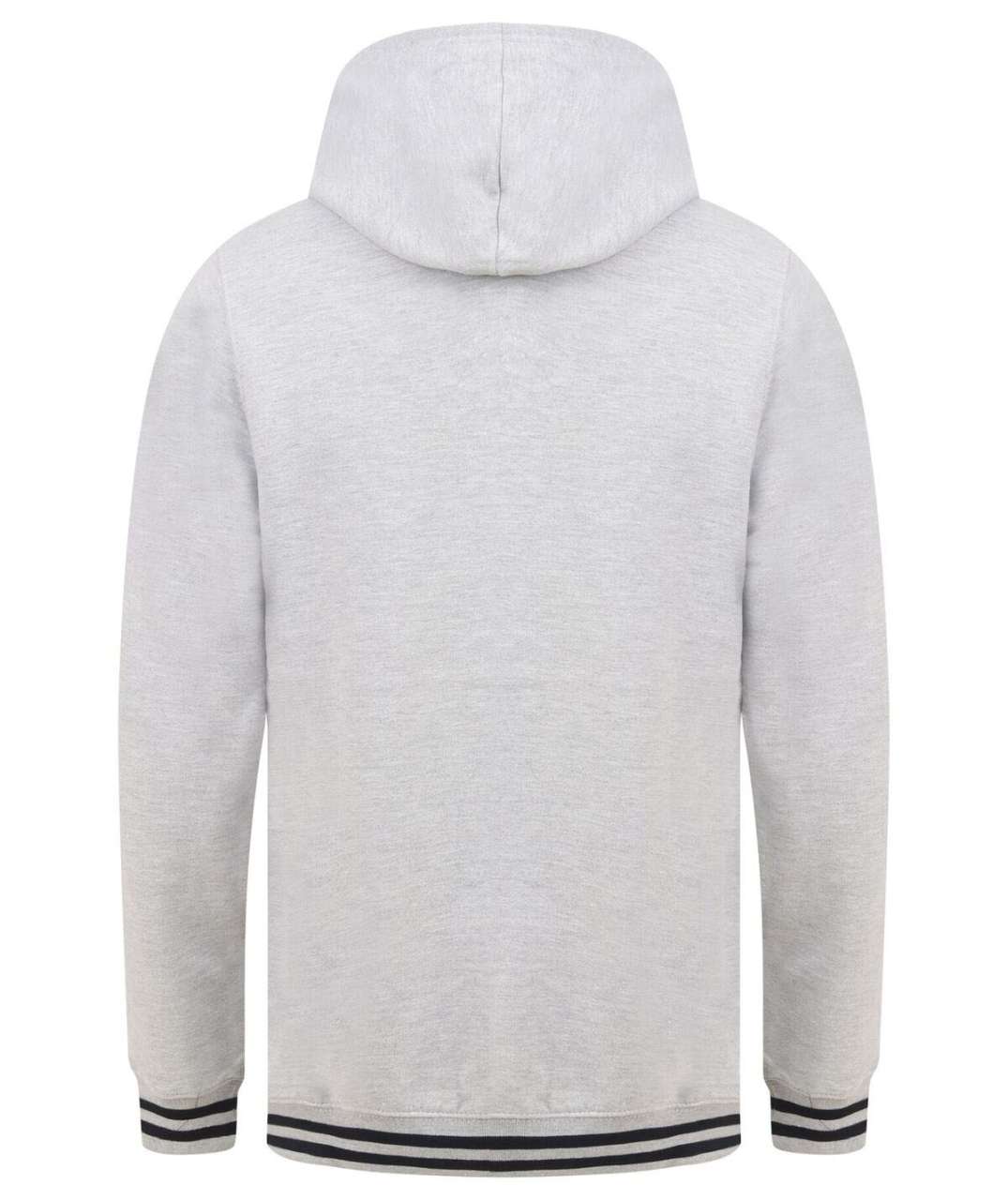 HOODIE WITH STRIPED CUFFS