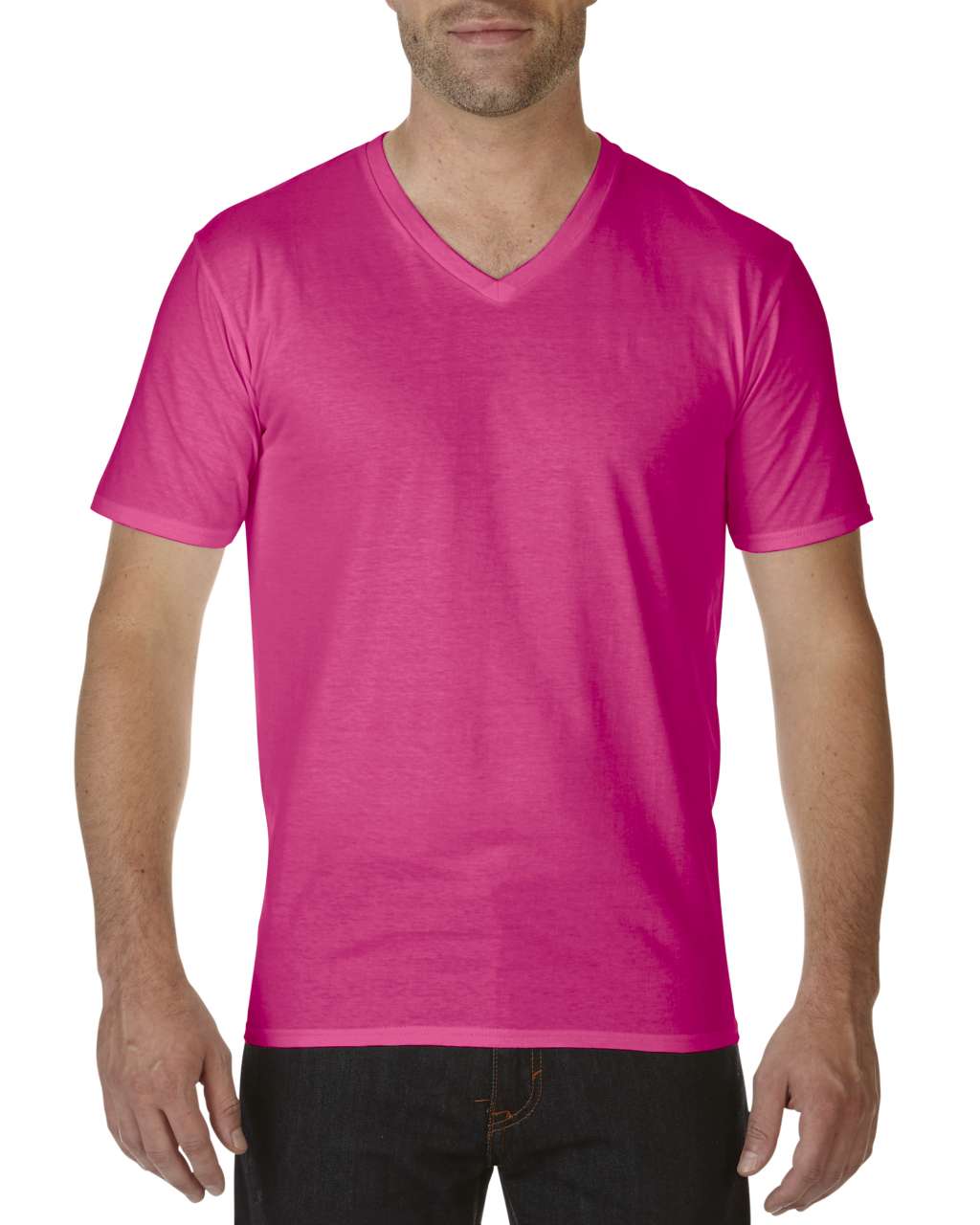 PREMIUM COTTON<SUP>®</SUP> ADULT V-NECK T-SHIRT
