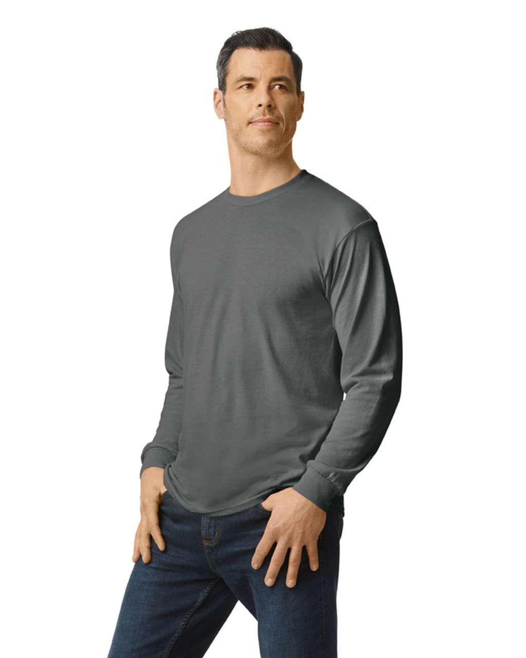 GILDAN<SUP>®</SUP> HEAVY COTTON™ ADULT LONG SLEEVE T-SHIRT