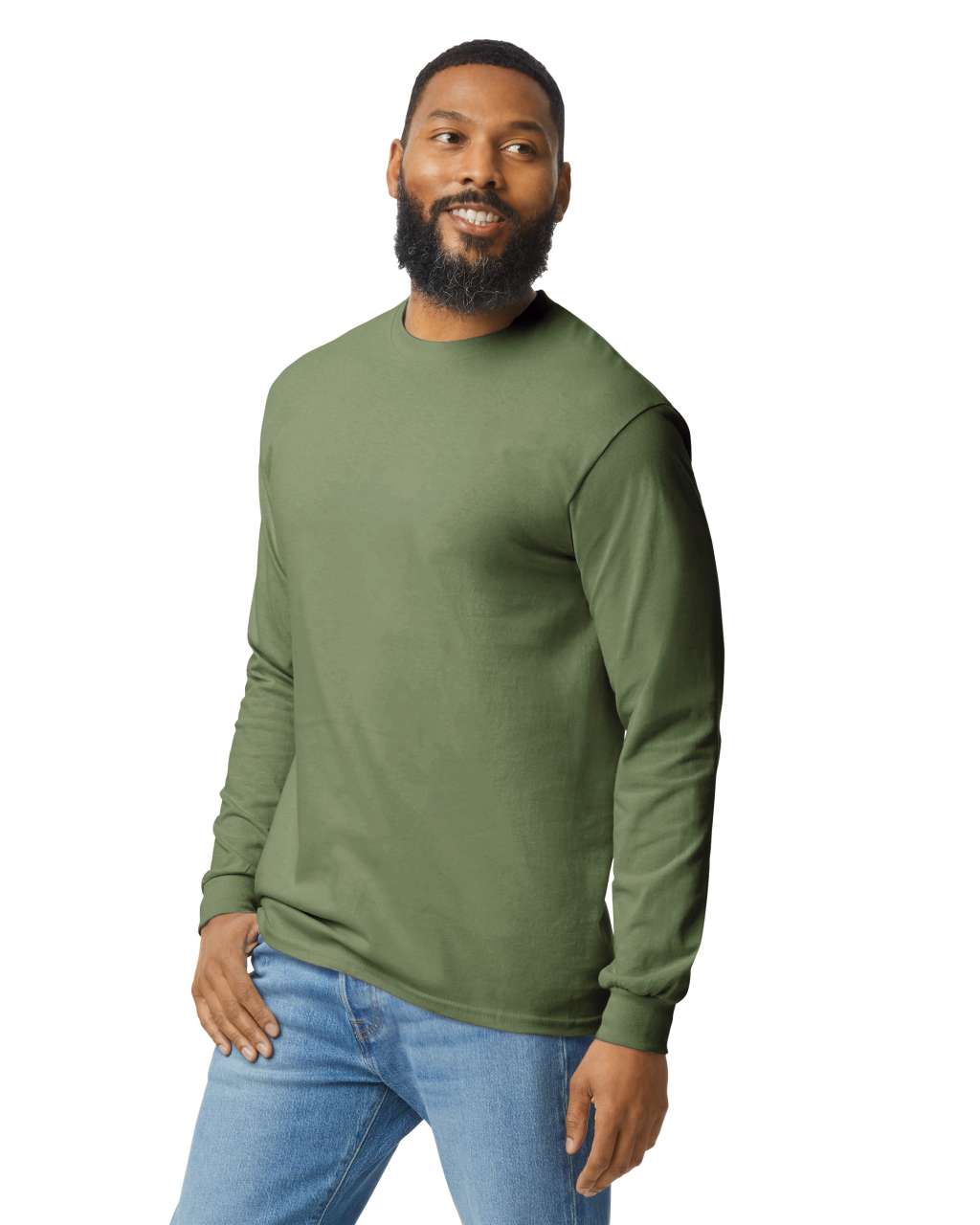 GILDAN<SUP>®</SUP> HEAVY COTTON™ ADULT LONG SLEEVE T-SHIRT