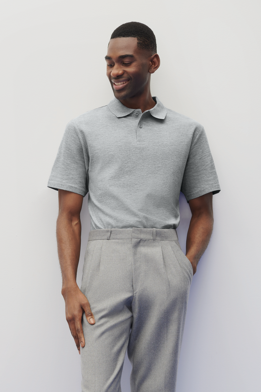 SOFTSTYLE<SUP>®</SUP> ADULT DOUBLE PIQUÉ POLO