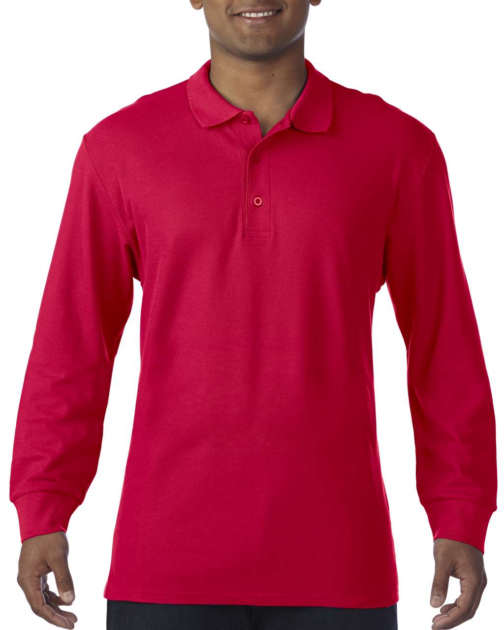 PREMIUM COTTON<SUP>®</SUP> ADULT LONG SLEEVE DOUBLE PIQUÉ POLO