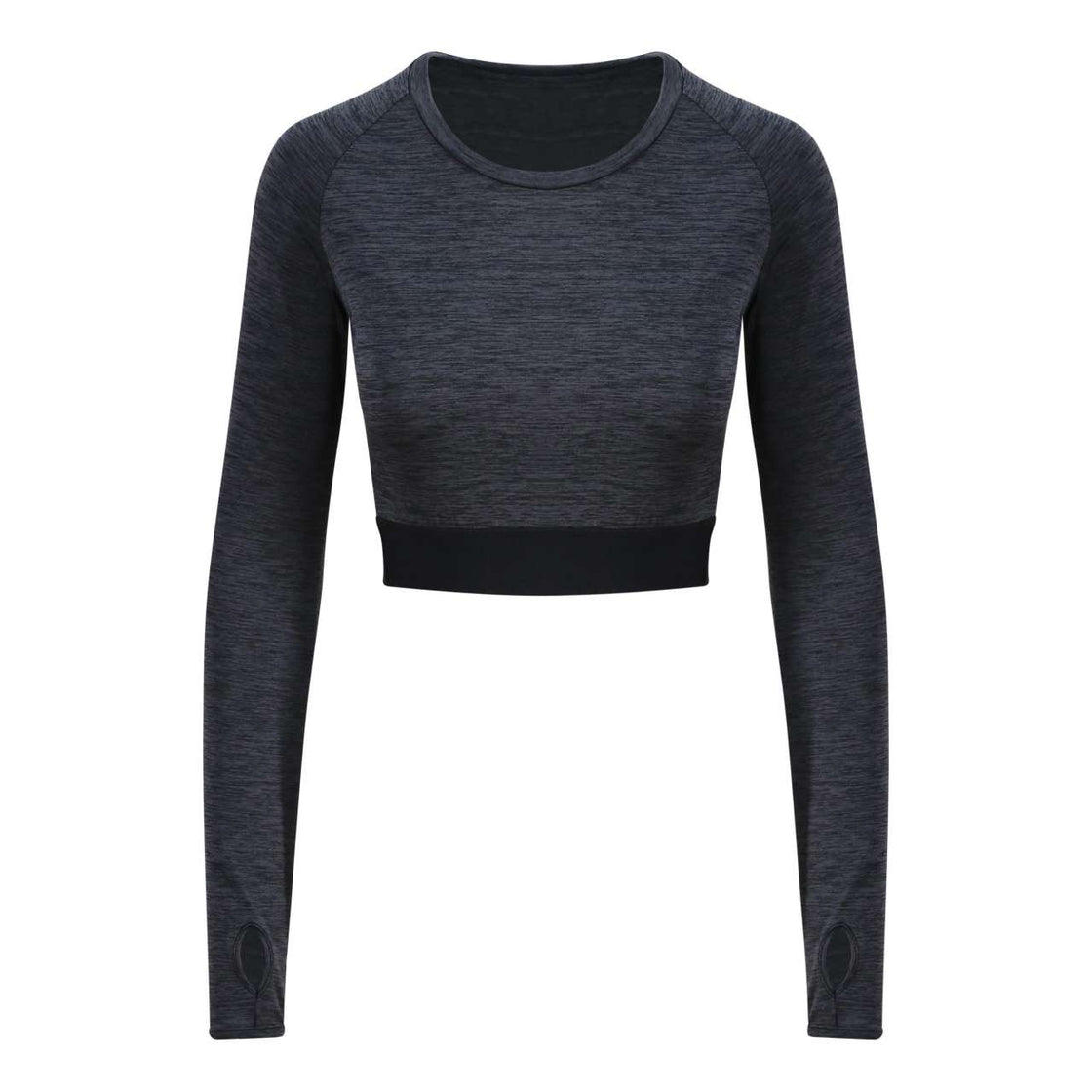 WOMEN'S LONG SLEEVE CROP T