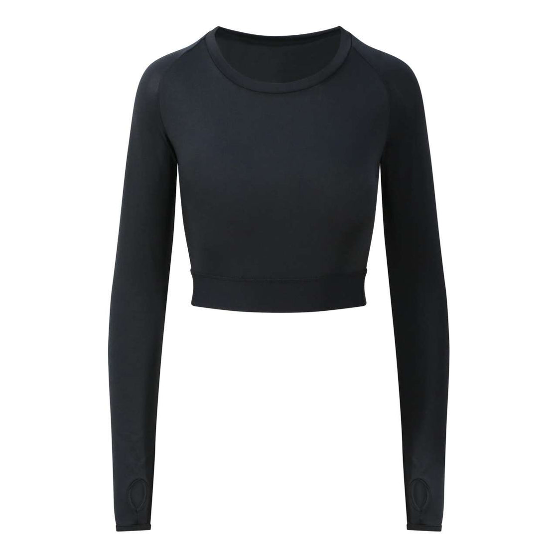 WOMEN'S LONG SLEEVE CROP T