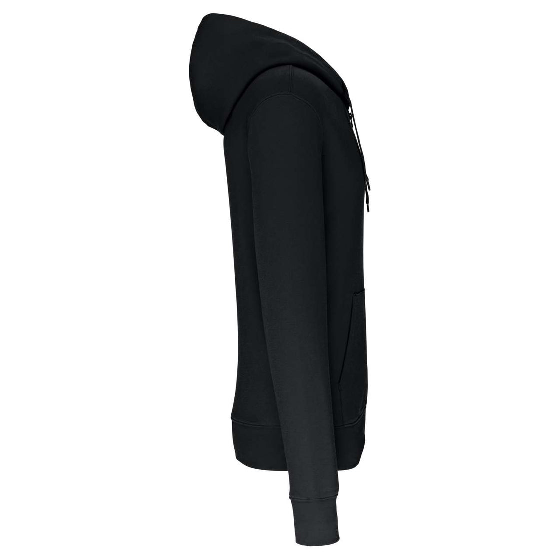 MEN'S ECO-FRIENDLY HOODED SWEATSHIRT WITH ZIP FASTENING