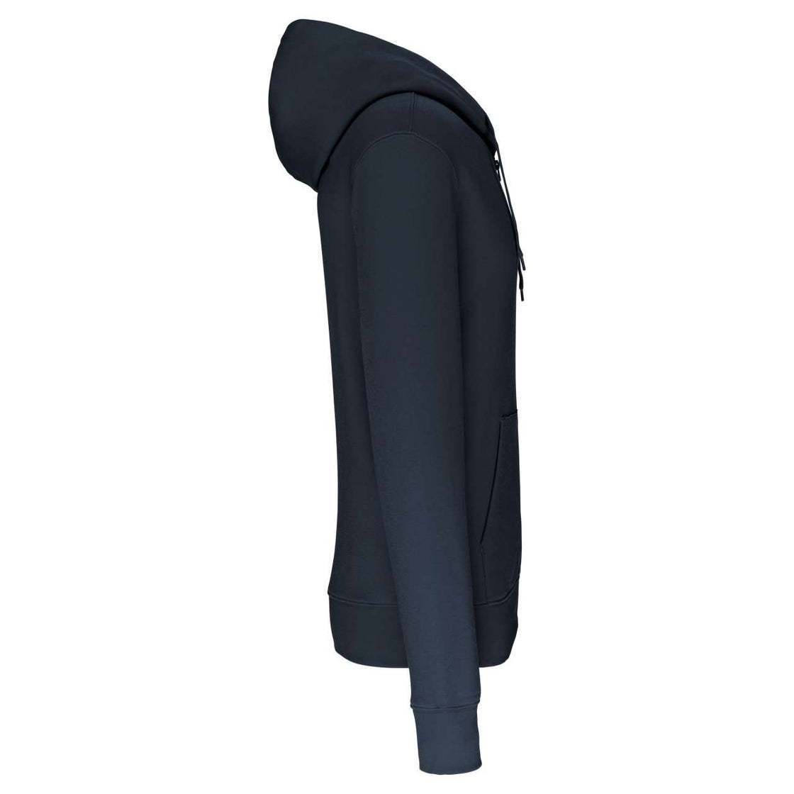 MEN'S ECO-FRIENDLY HOODED SWEATSHIRT WITH ZIP FASTENING