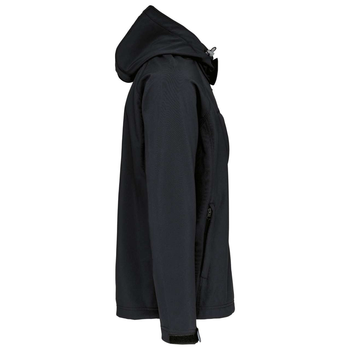 MEN'S DETACHABLE HOODED SOFTSHELL JACKET