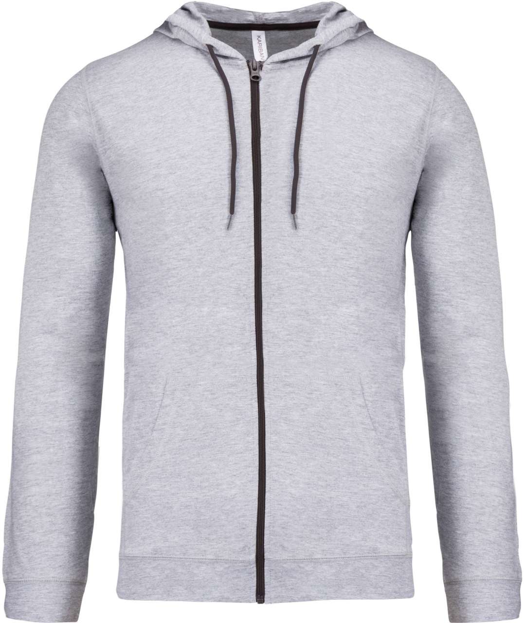 LIGHTWEIGHT COTTON HOODED SWEATSHIRT