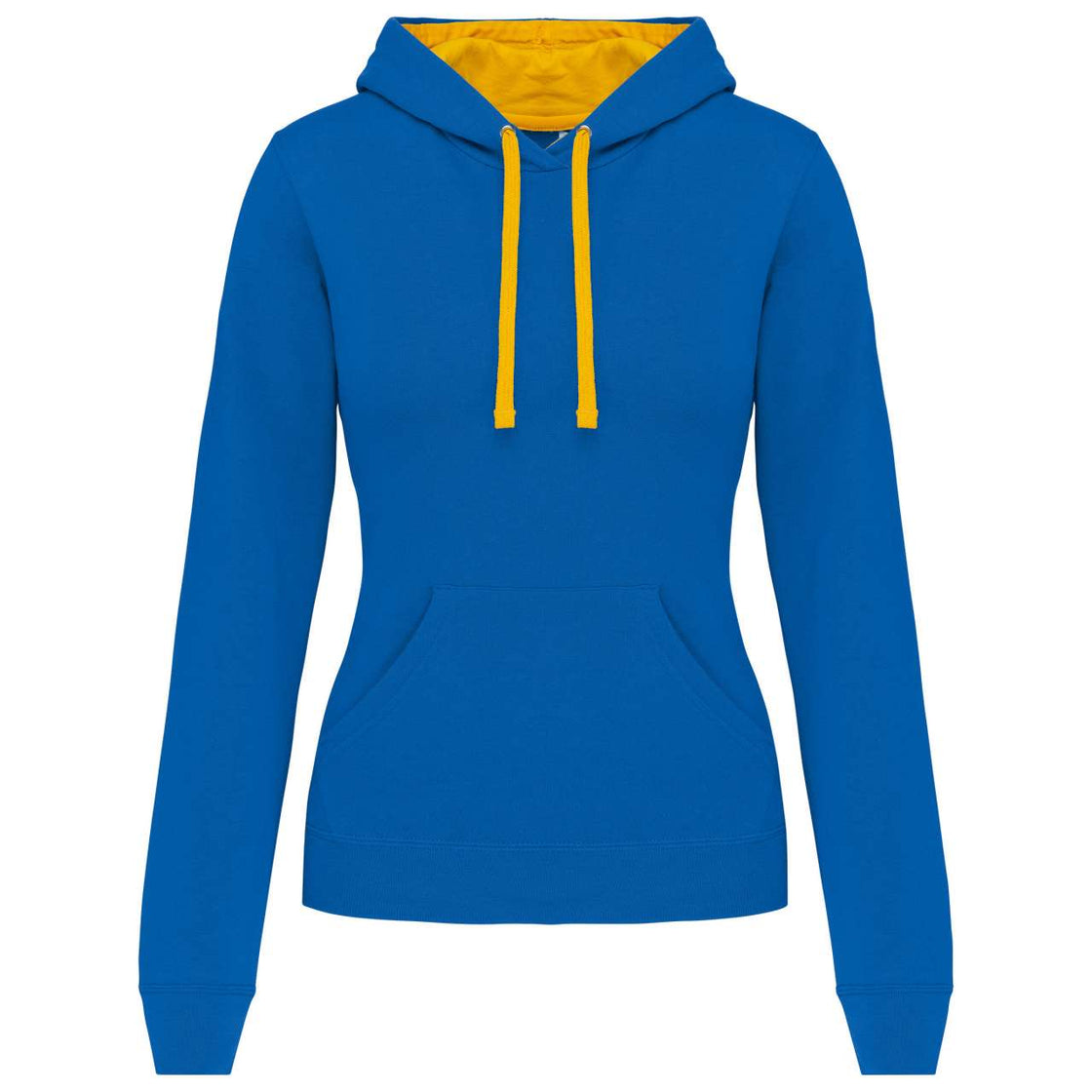 LADIES’ CONTRAST HOODED SWEATSHIRT