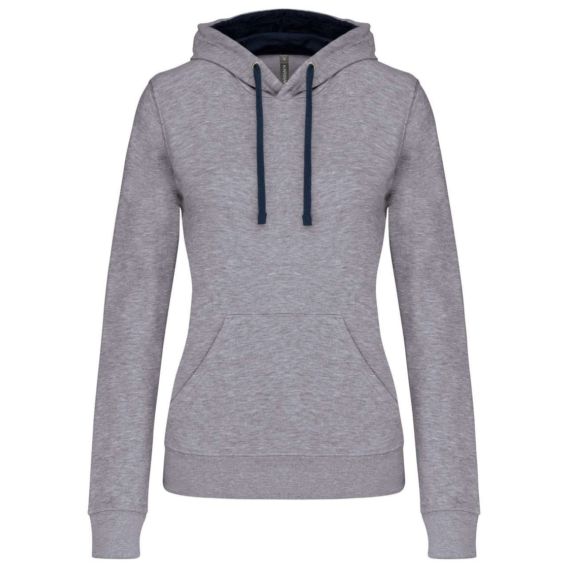 LADIES’ CONTRAST HOODED SWEATSHIRT