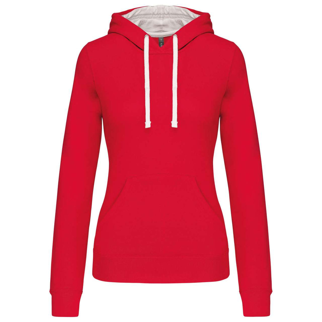 LADIES’ CONTRAST HOODED SWEATSHIRT