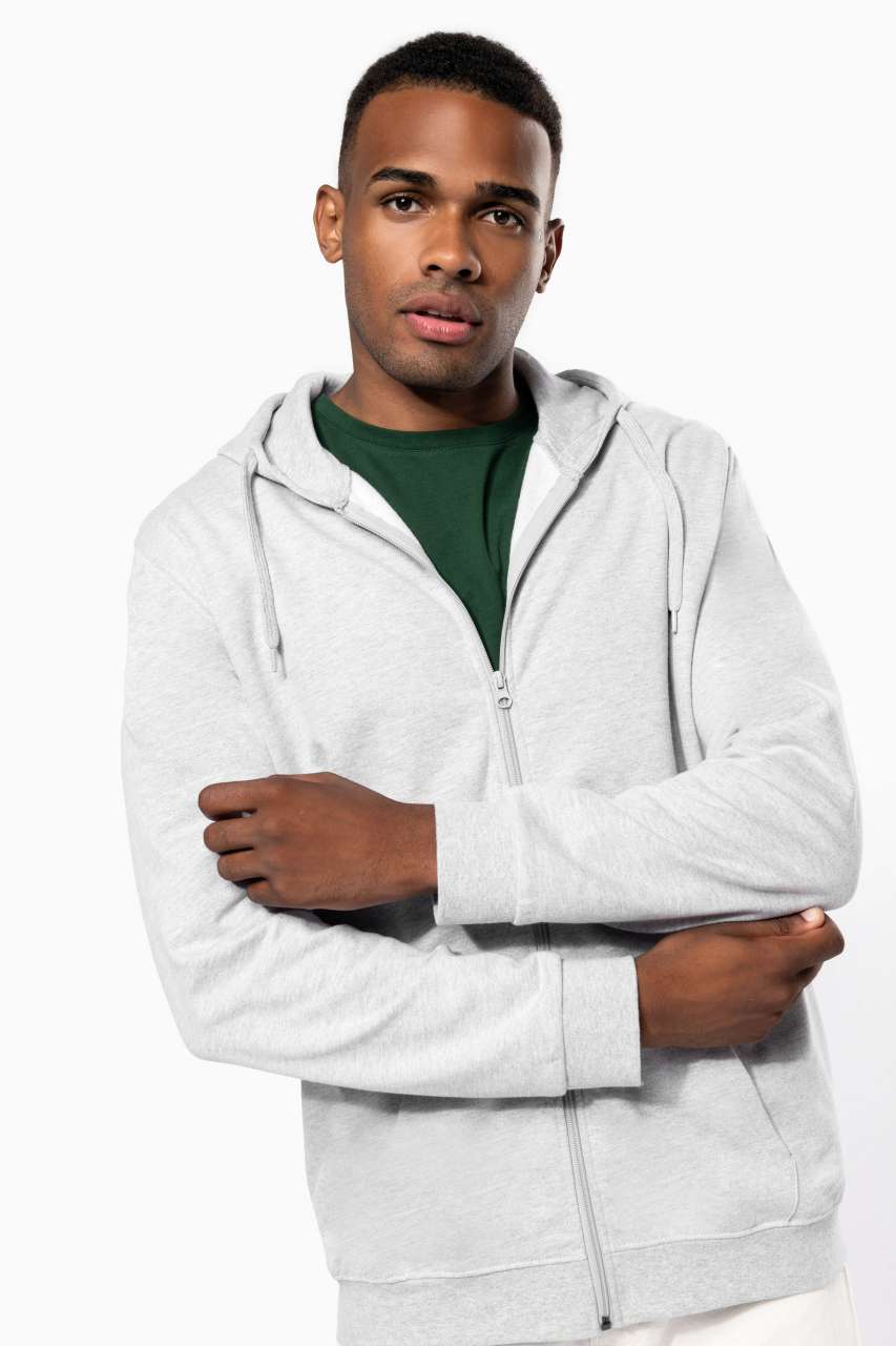 FULL ZIP HOODED SWEATSHIRT