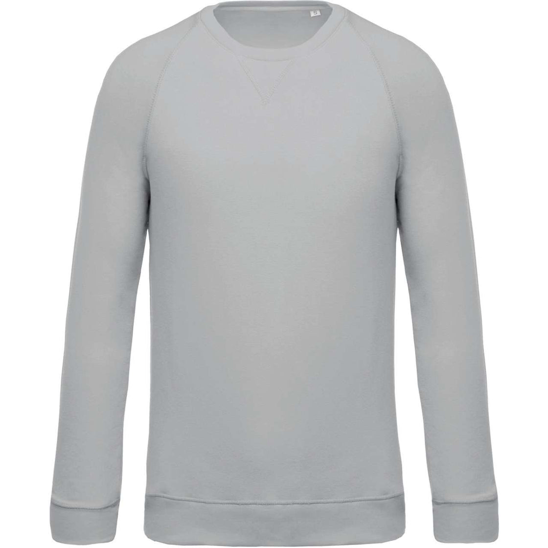 MEN'S ORGANIC COTTON CREW NECK RAGLAN SLEEVE SWEATSHIRT