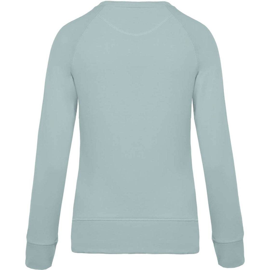 LADIES’ ORGANIC COTTON CREW NECK RAGLAN SLEEVE SWEATSHIRT