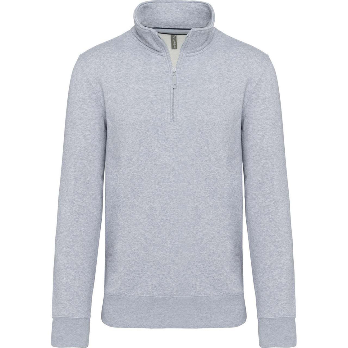 ZIPPED NECK SWEATSHIRT