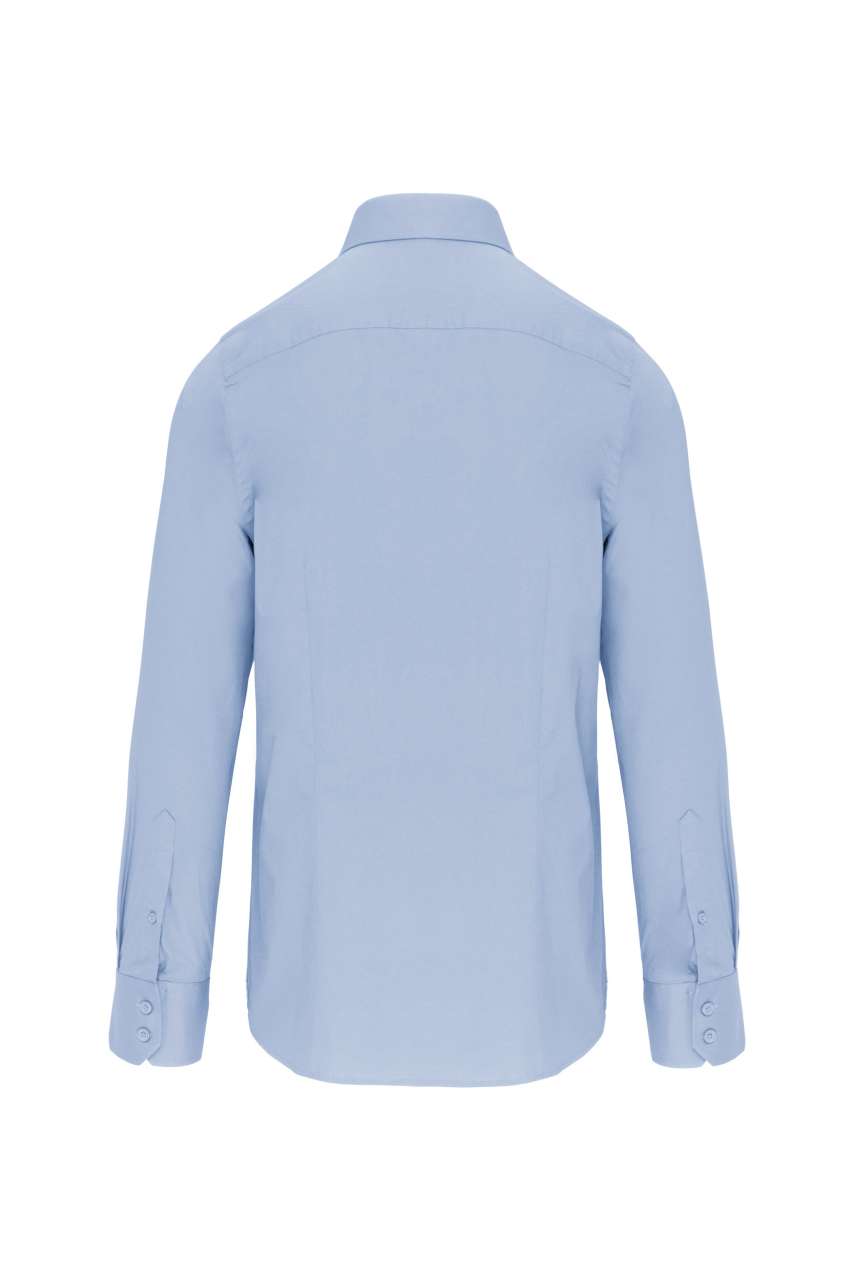 LONG-SLEEVED COTTON/ELASTANE SHIRT