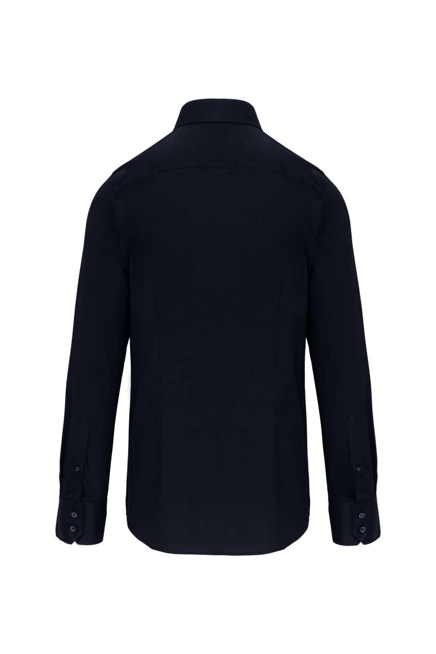 LONG-SLEEVED COTTON/ELASTANE SHIRT