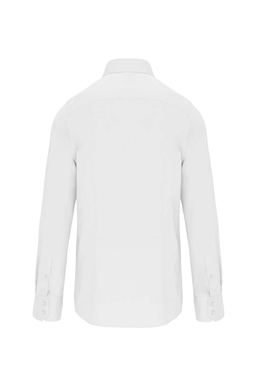 LONG-SLEEVED COTTON/ELASTANE SHIRT