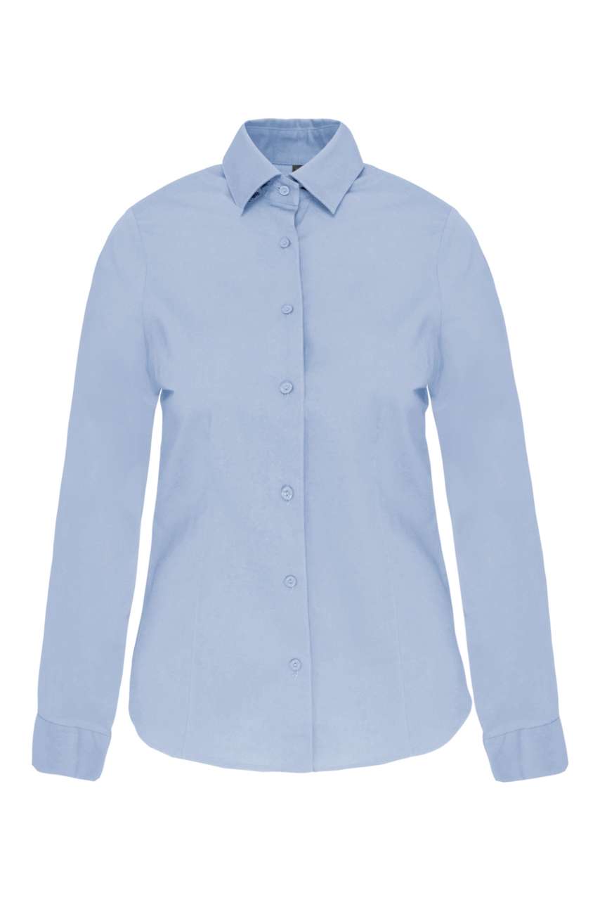 LADIES' LONG-SLEEVED STRETCH SHIRT