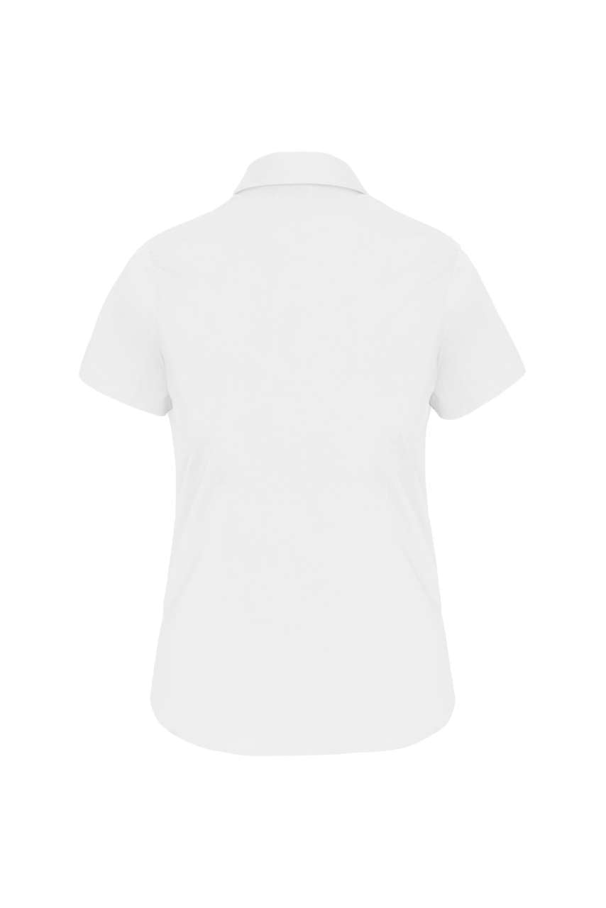 LADIES' SHORT-SLEEVED COTTON/ELASTANE SHIRT