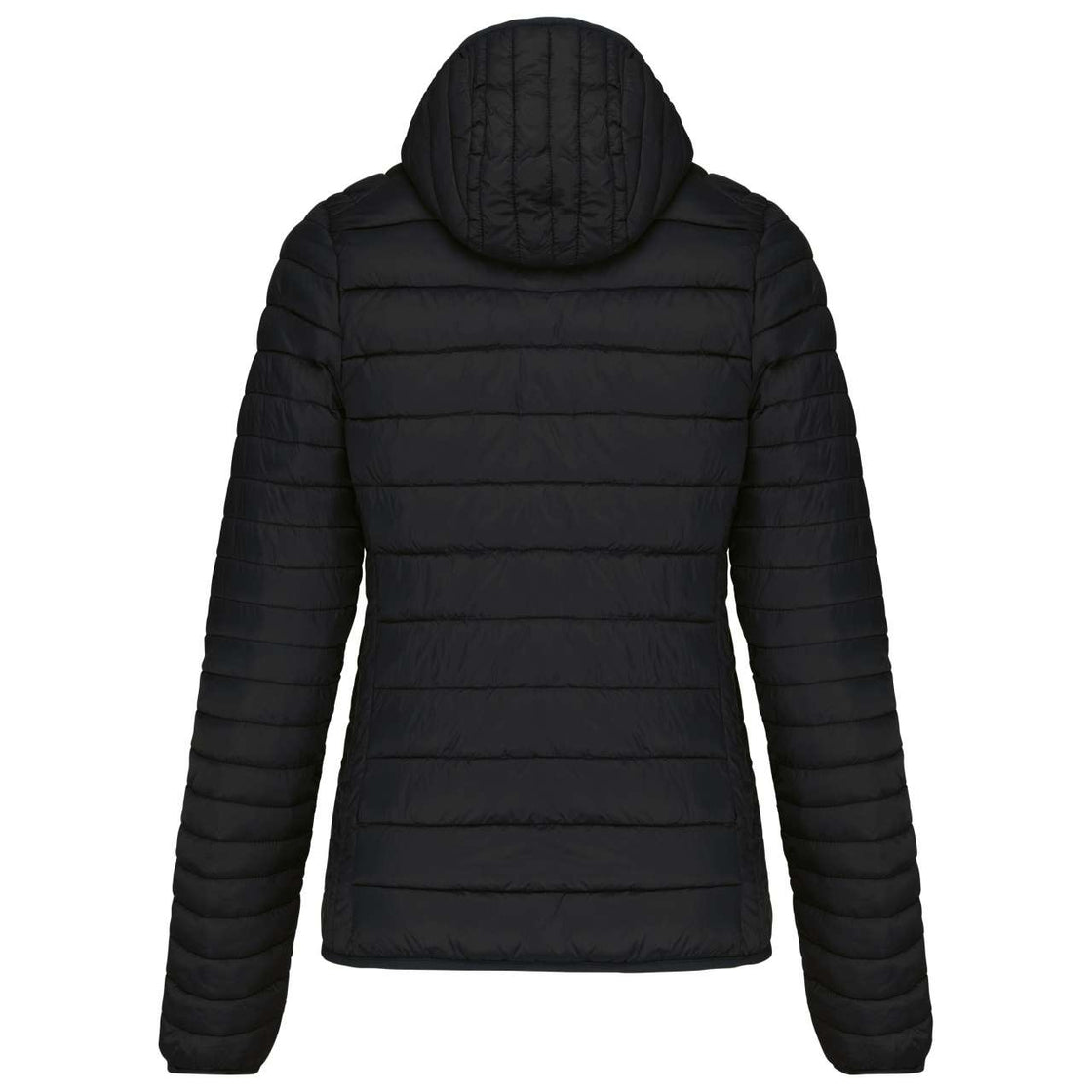 LADIES' LIGHTWEIGHT HOODED PADDED JACKET