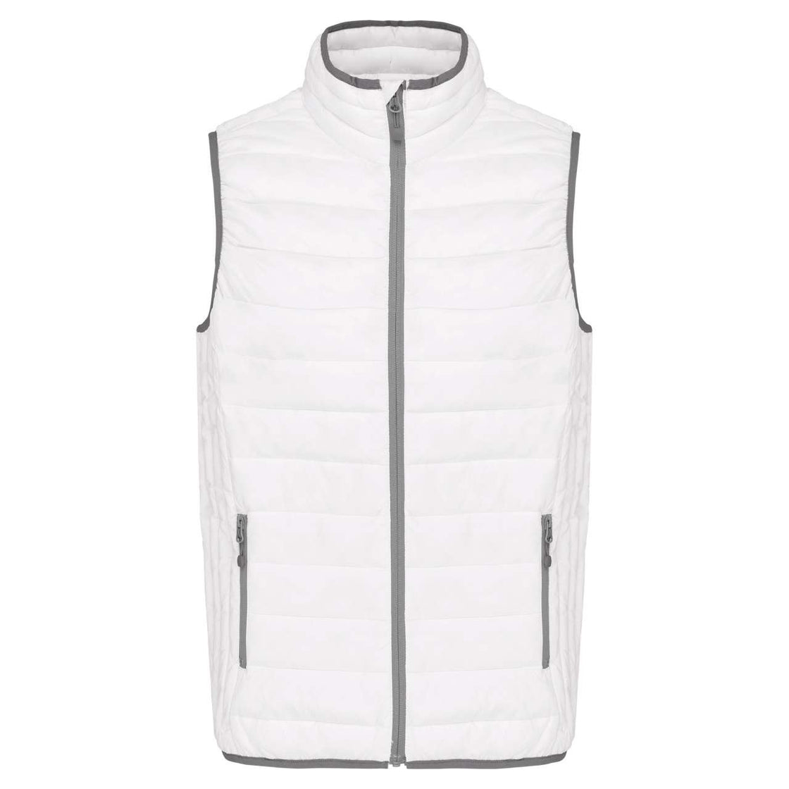 MEN’S LIGHTWEIGHT SLEEVELESS FAKE DOWN JACKET