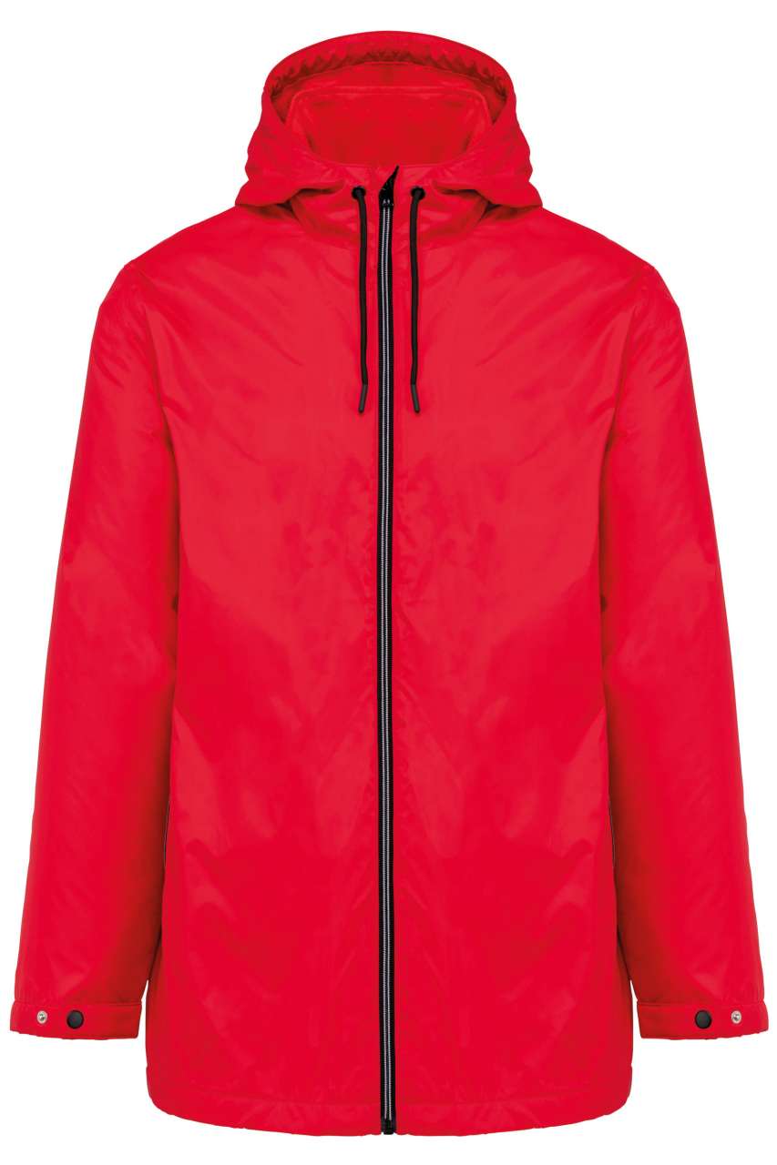 UNISEX HOODED JACKET WITH MICRO-POLARFLEECE LINING