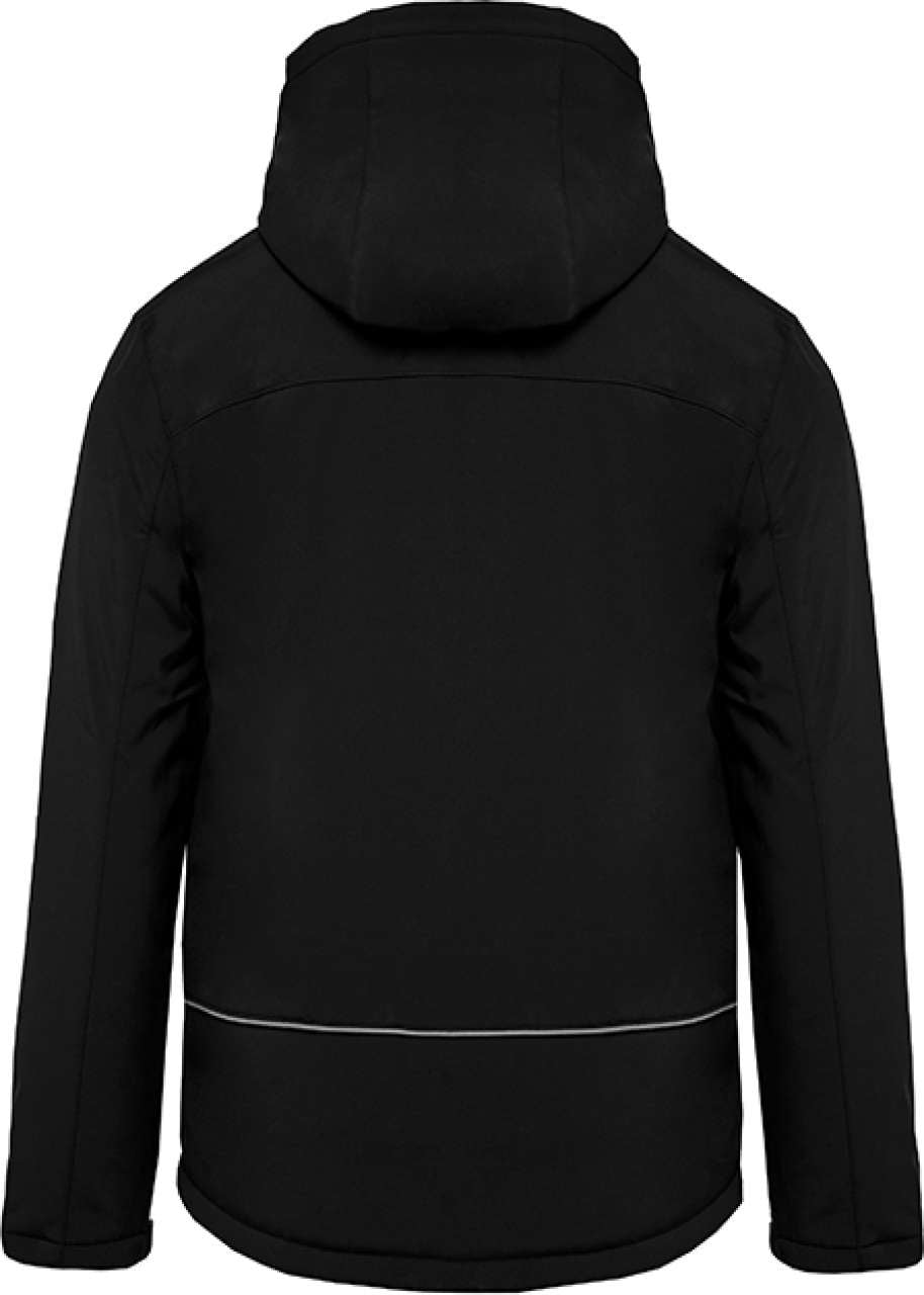 MEN'S HOODED SOFTSHELL LINED PARKA