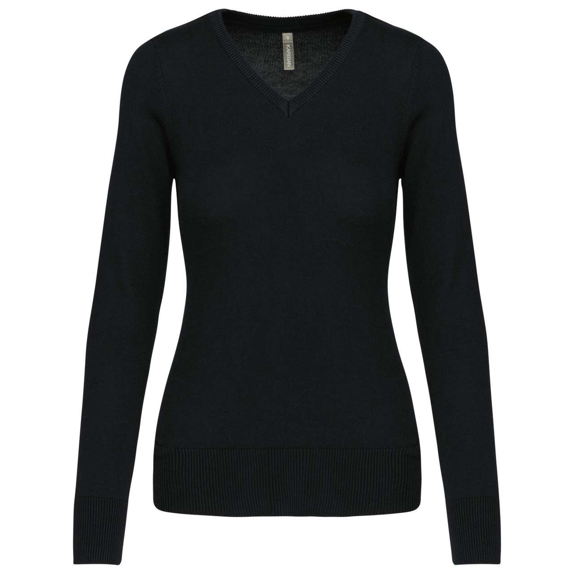 LADIES' V-NECK JUMPER