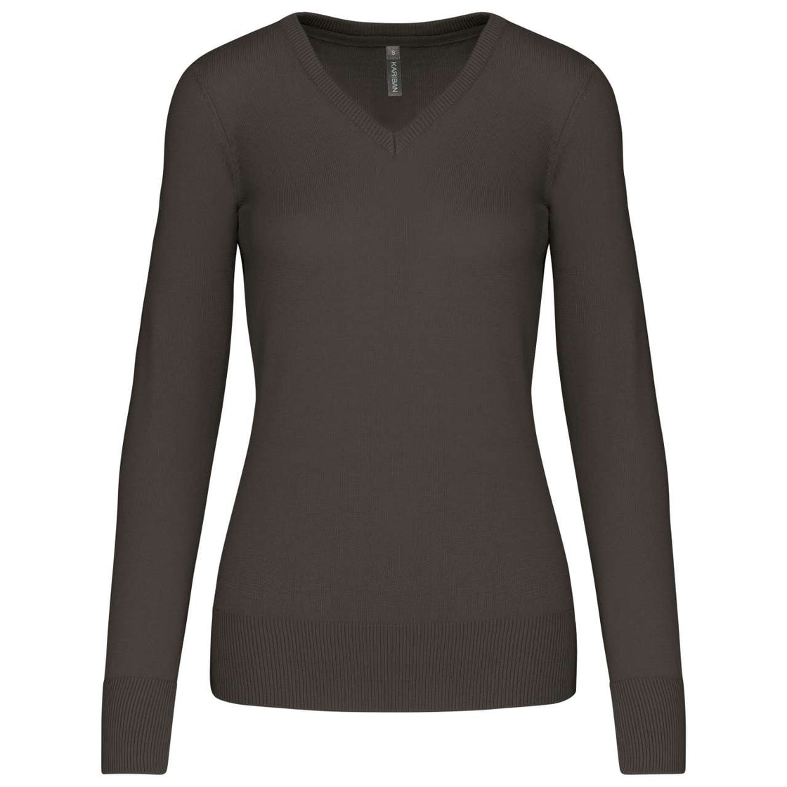 LADIES' V-NECK JUMPER