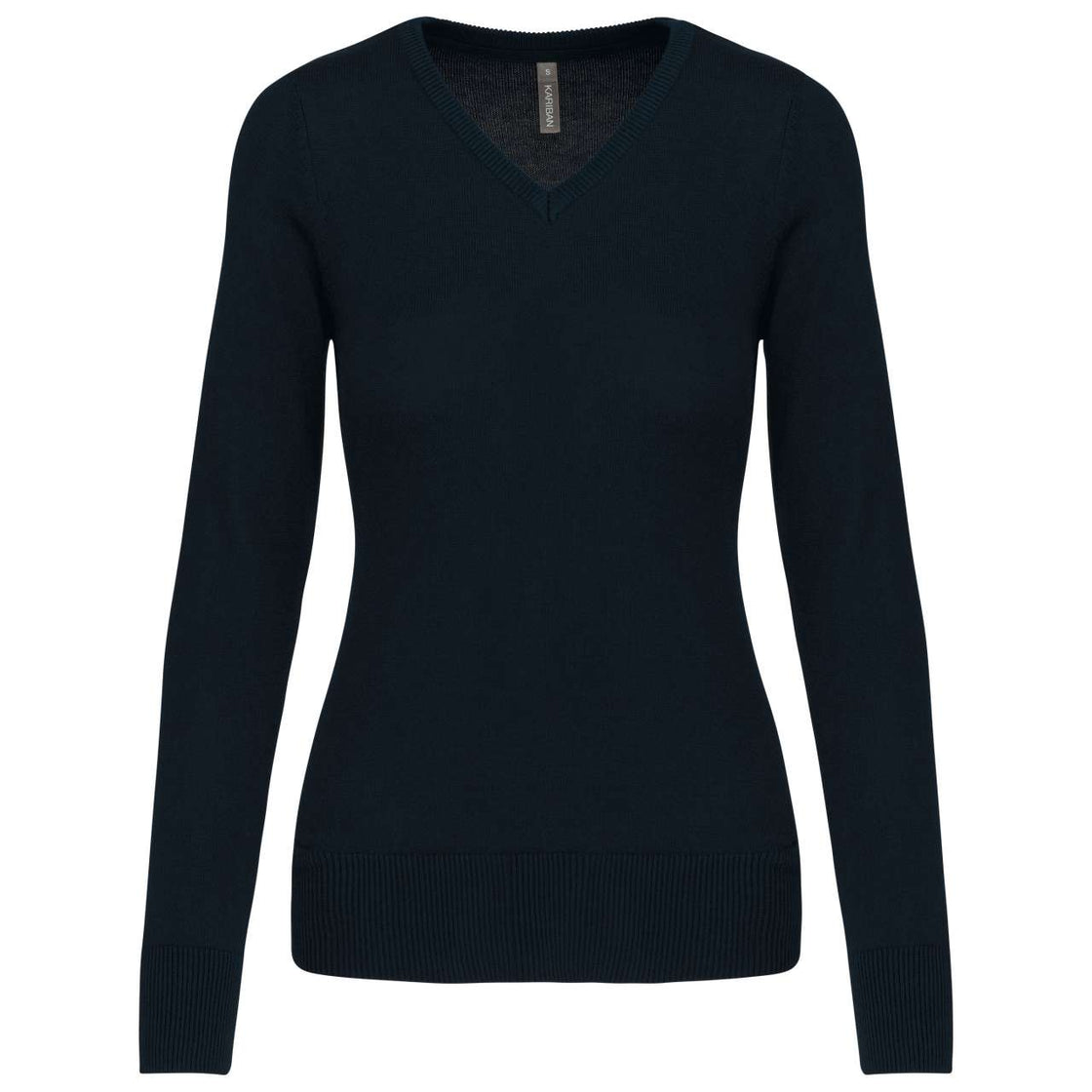 LADIES' V-NECK JUMPER