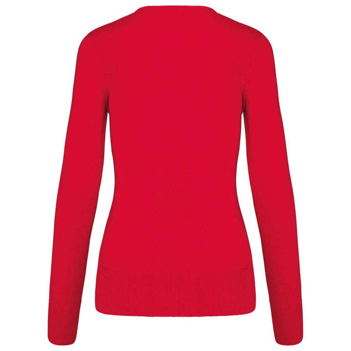 LADIES' V-NECK JUMPER