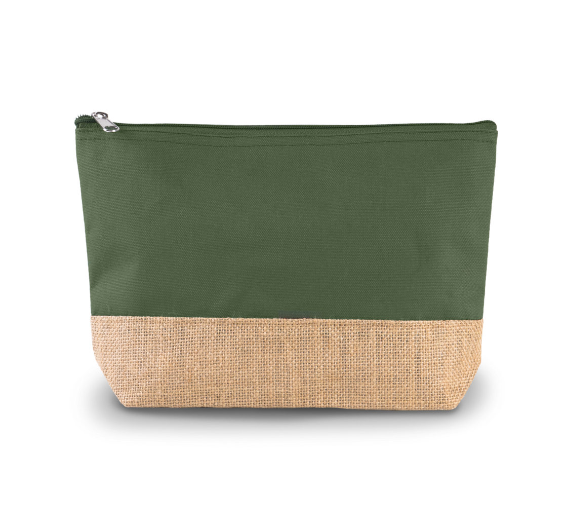 CANVAS & JUTE POUCH