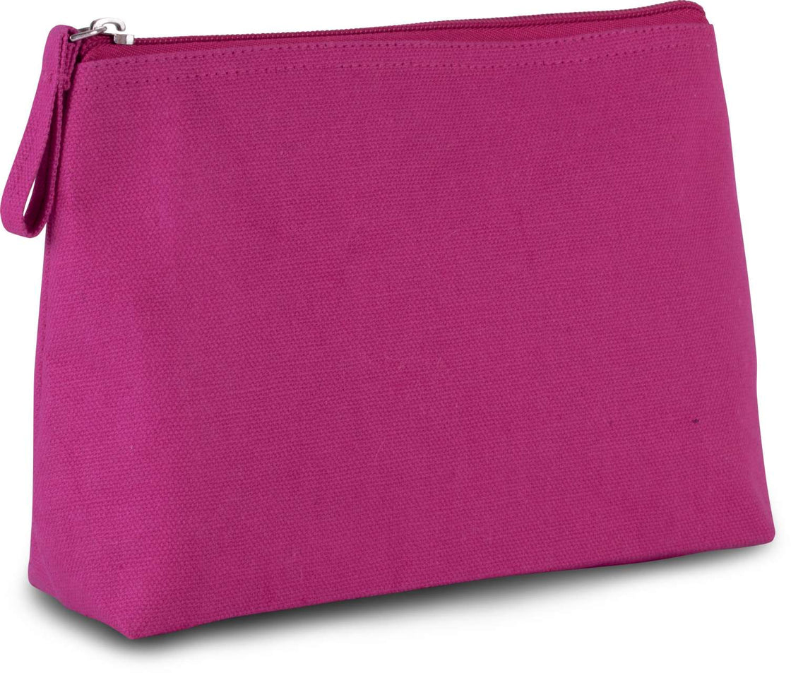 TOILETRY BAG IN COTTON CANVAS