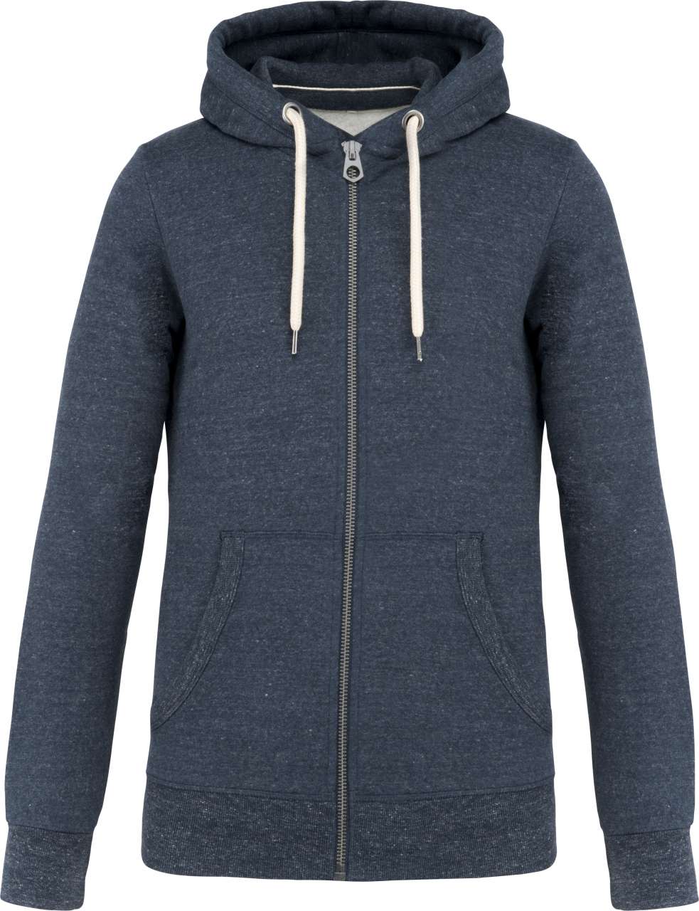 MEN’S VINTAGE ZIPPED HOODED SWEATSHIRT