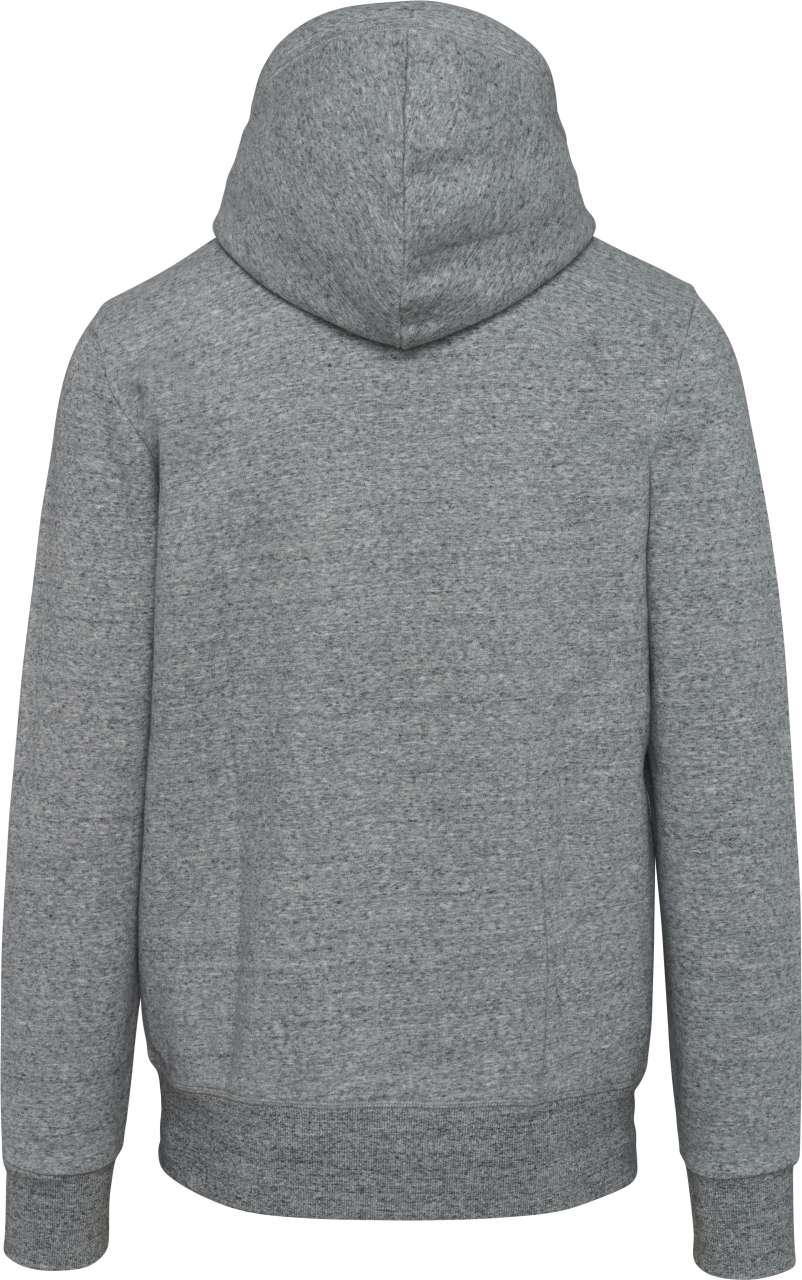 MEN’S VINTAGE ZIPPED HOODED SWEATSHIRT