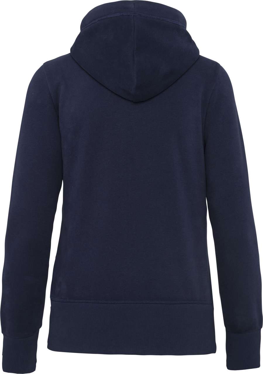 LADIES' VINTAGE ZIPPED HOODED SWEATSHIRT