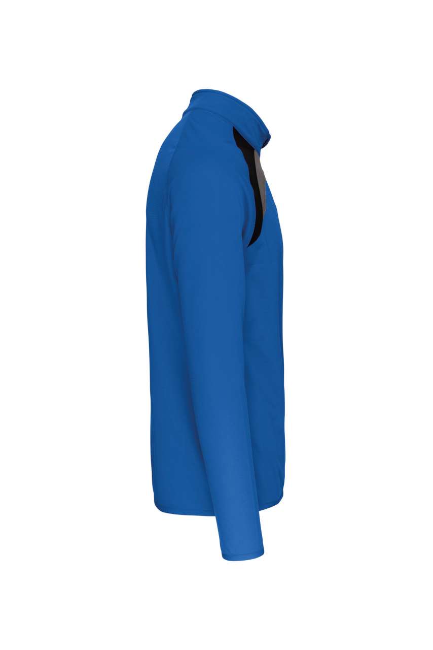 ADULTS' ZIP NECK TRAINING TOP