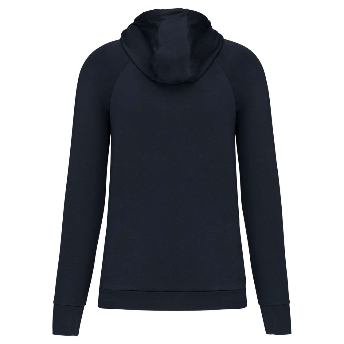 ZIP NECK HOODED SPORTS SWEATSHIRT