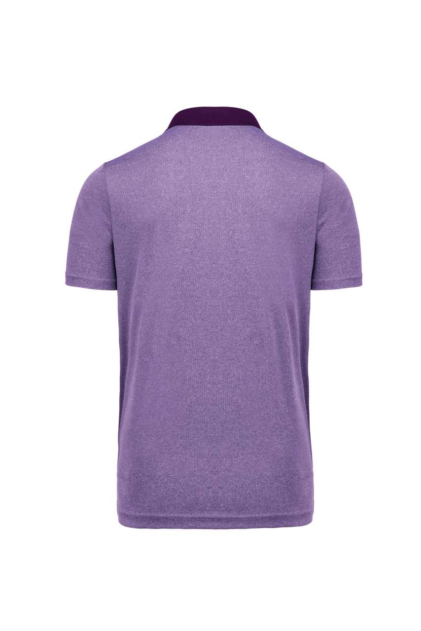 ADULT SHORT-SLEEVED MARL POLO SHIRT
